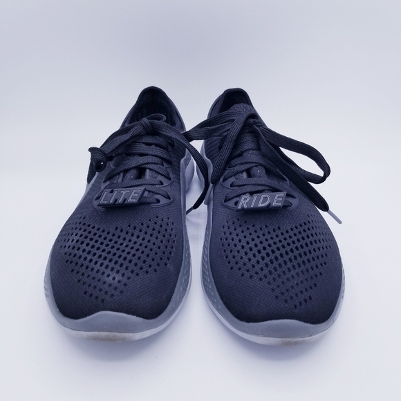 Crocs Literide 360 Pacer Women's size 10 Black Gray Casual Shoes 206705 - Picture 3 of 16